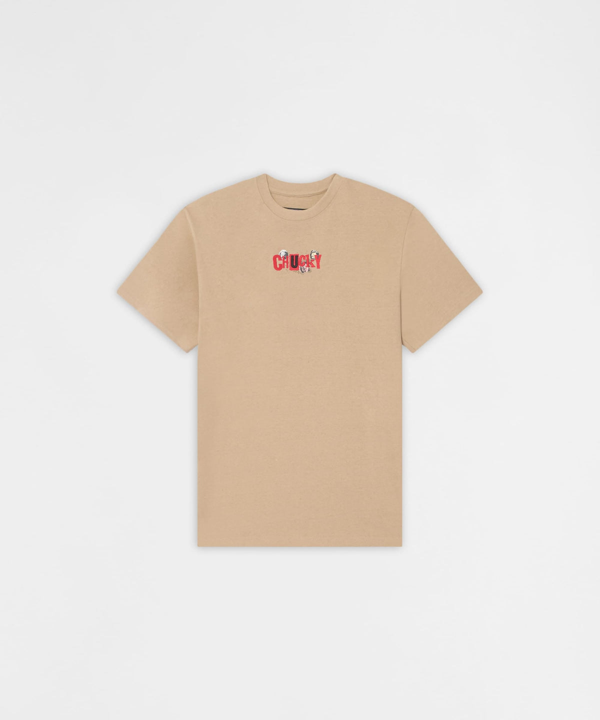 Reason Clothing Signature Chucky Eat Your Heart Out Embroidered Short Sleeve Tee - Khaki