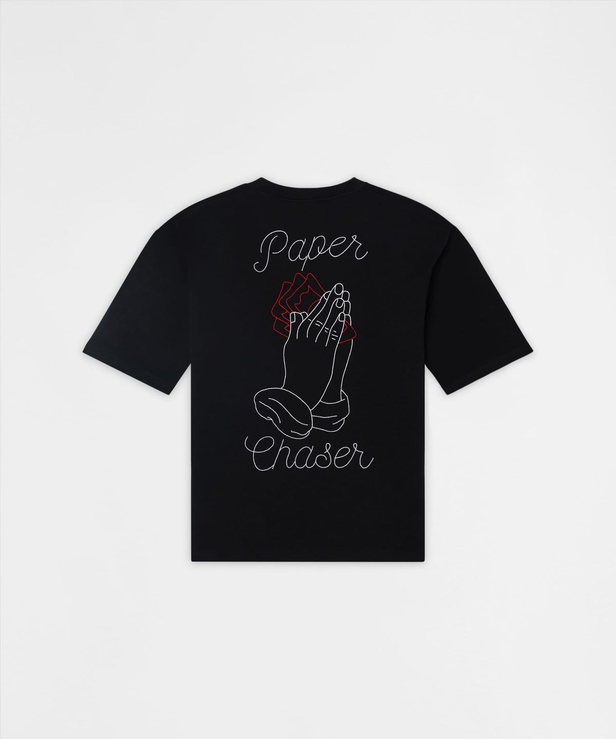 Reason Clothing Hot Sale Paper Chaser Graphic Short Sleeve Tee - Black
