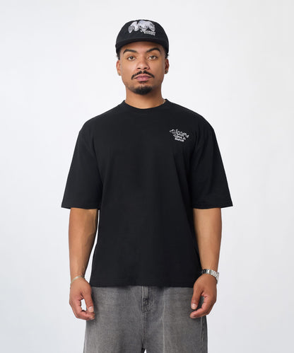 Reason Clothing Hot Sale Paper Chaser Graphic Short Sleeve Tee - Black