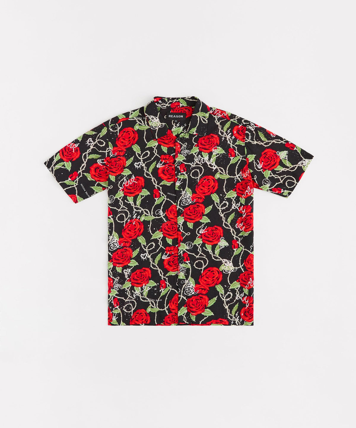 Reason Clothing Value Harper Shirt Allover Print Short Sleeve Button Down Shirt