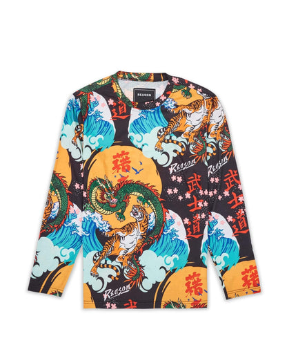 Reason Clothing Trending Dragon Long Sleeve Tee