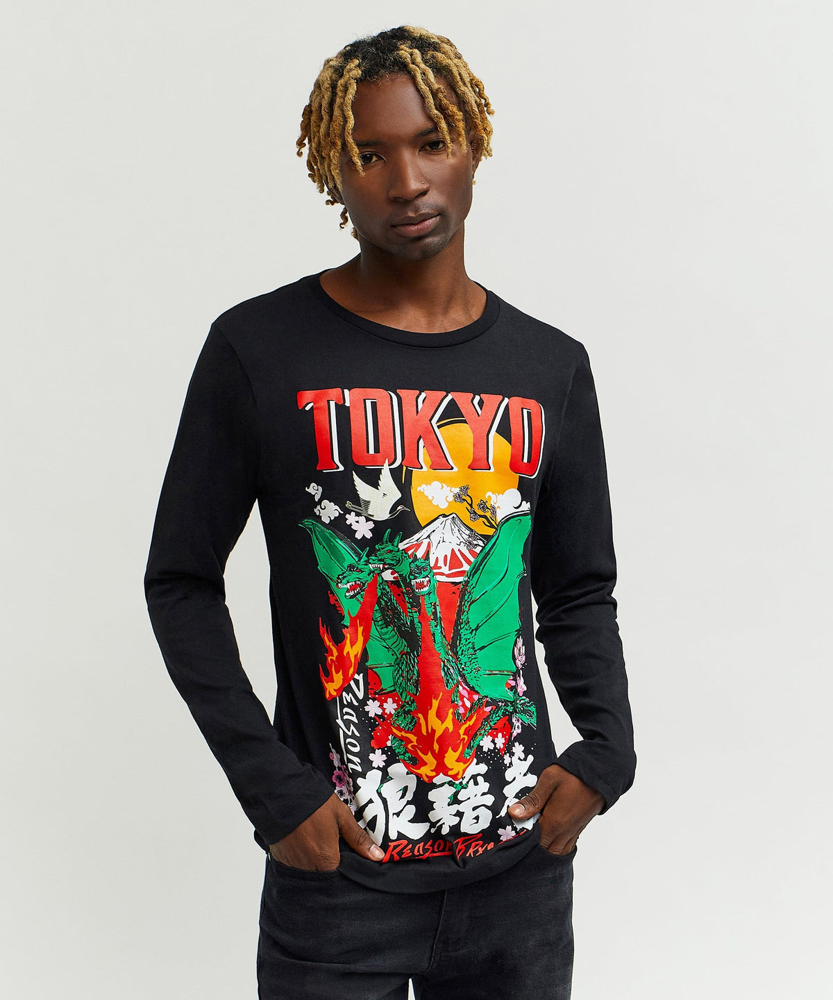 Reason Clothing Best Seller Burn Up Ls Tee