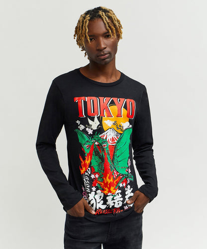 Reason Clothing Best Seller Burn Up Ls Tee