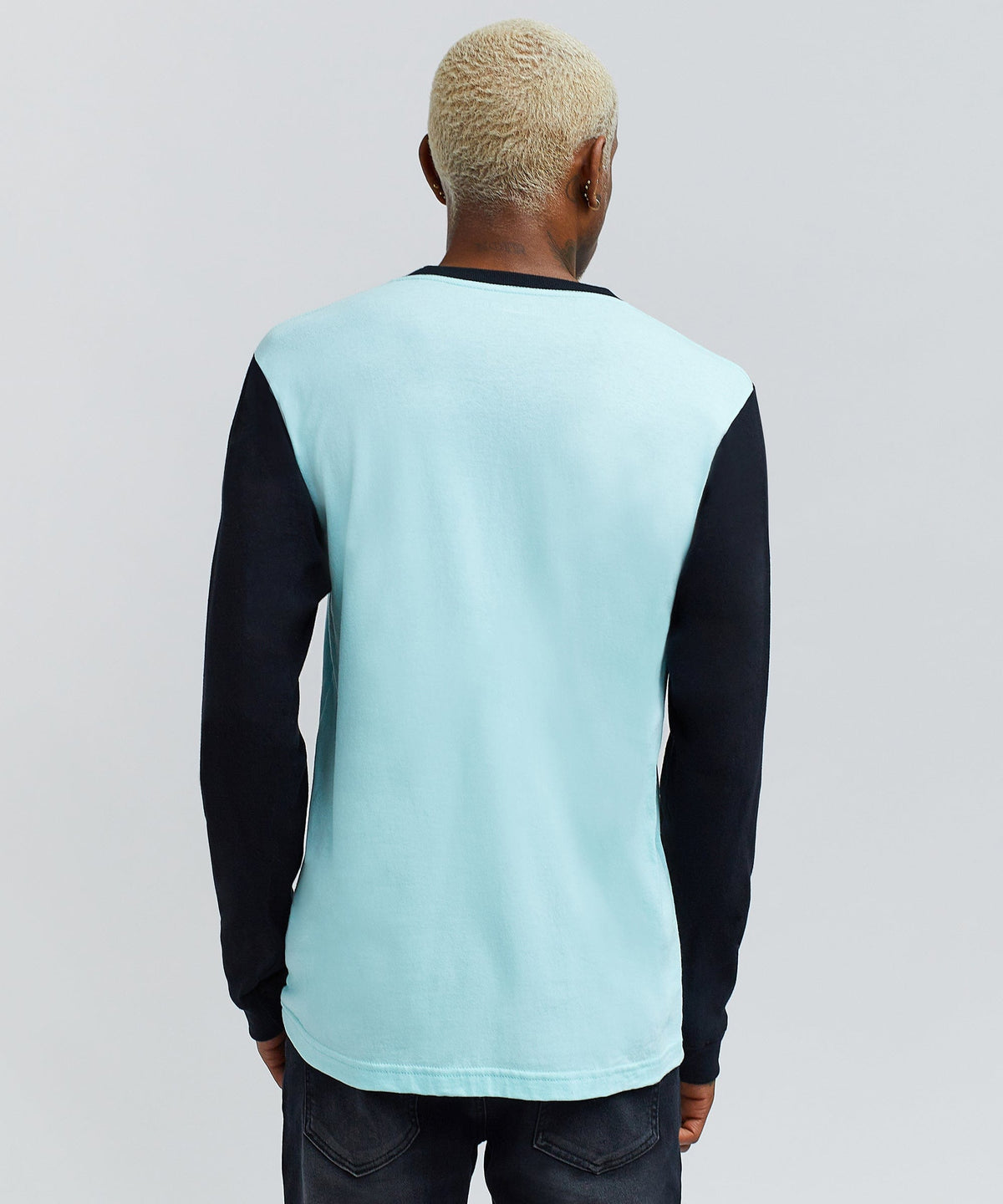 Reason Clothing Value Tommy Long Sleeve Tee - Blue
