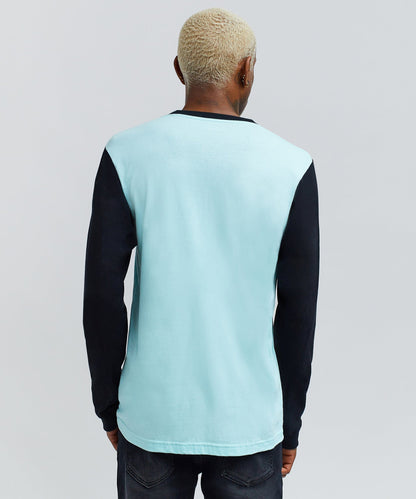 Reason Clothing Value Tommy Long Sleeve Tee - Blue