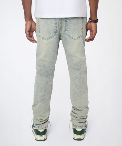 Reason Clothing Smart Buy Panel Distressed Skinny Jeans - Blue