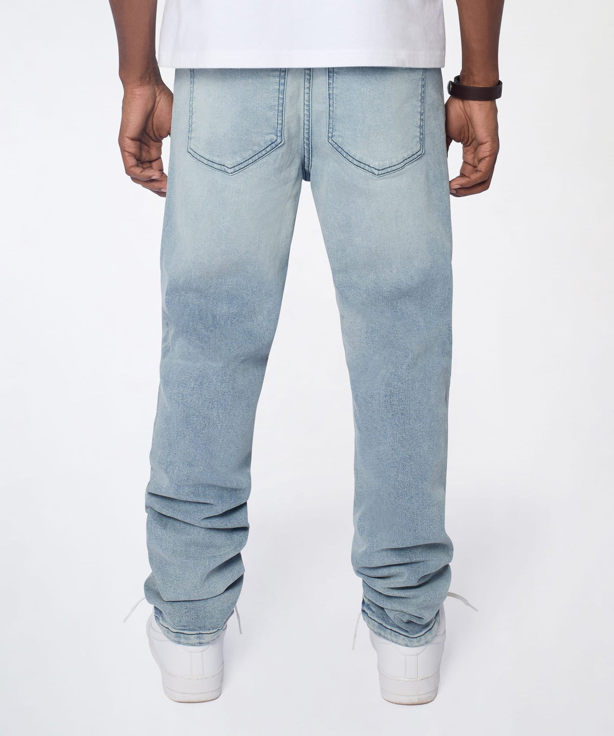 Reason Clothing Best Price Cloudbreak Distressed Skinny Jeans - Blue