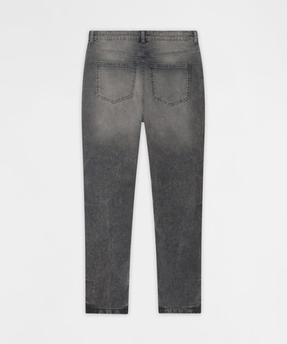 Reason Clothing Special Offer Breakaway Distressed Skinny Jeans - Dark Grey