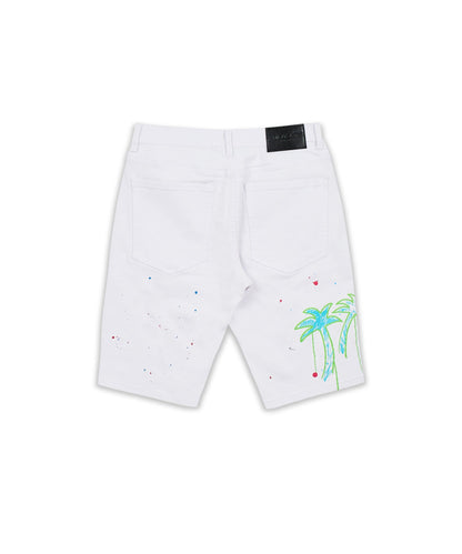Reason Clothing Trending Beach Rider Denim Shorts