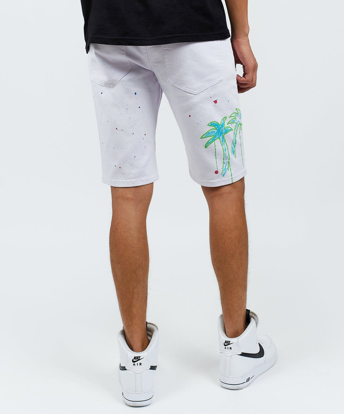 Reason Clothing Trending Beach Rider Denim Shorts