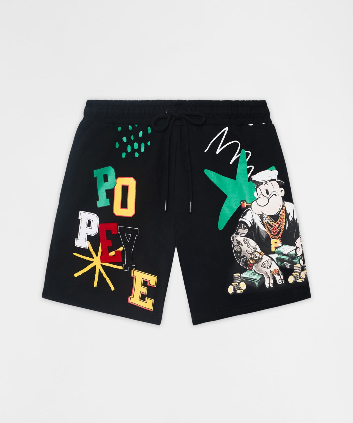Reason Clothing Quality Popeye Fleece Short