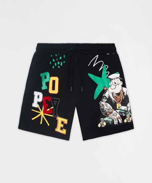 Reason Clothing Quality Popeye Fleece Short