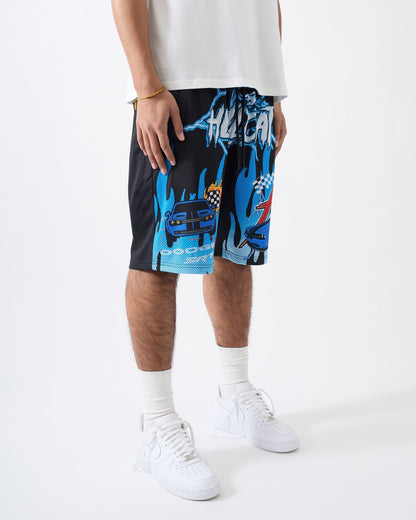 Reason Clothing Essential Dodge Hellcat Mesh Short
