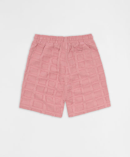 Reason Clothing Latest Textured Short - Pink