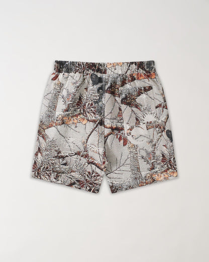 Reason Clothing Value Woodland Tapestry Shorts - Cream