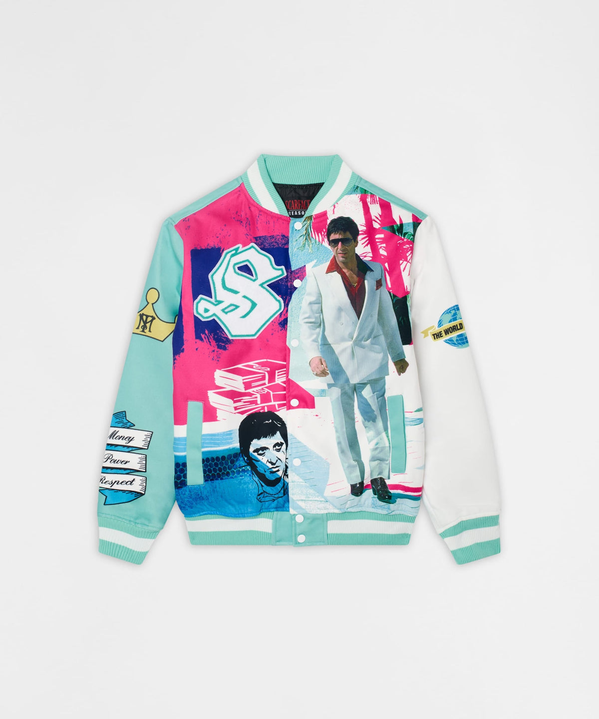 Reason Clothing Popular Scarface Retro Bomber Jacket