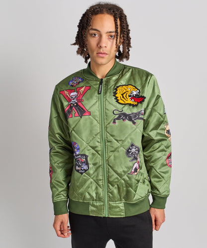 Reason Clothing Sale Military Patches Bomber Jacket