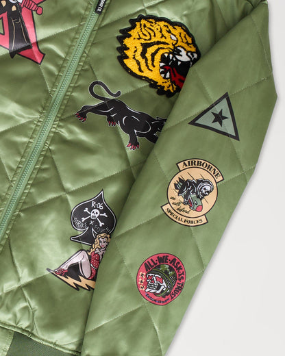 Reason Clothing Sale Military Patches Bomber Jacket