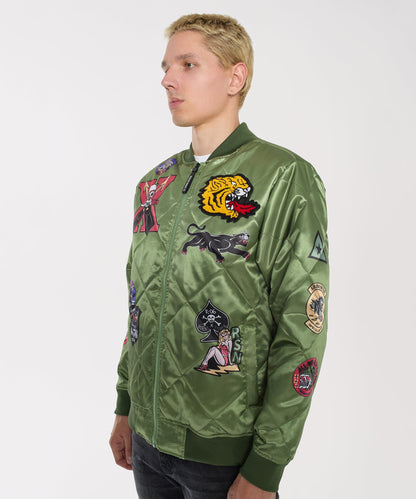 Reason Clothing Sale Military Patches Bomber Jacket