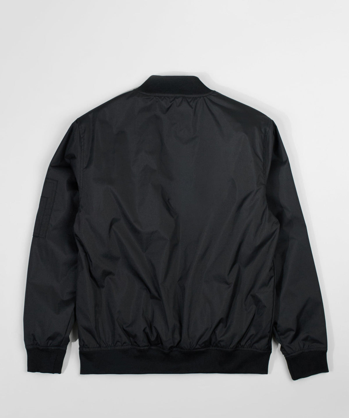 Reason Clothing Value Destroyer Nylon Bomber Jacket - Black