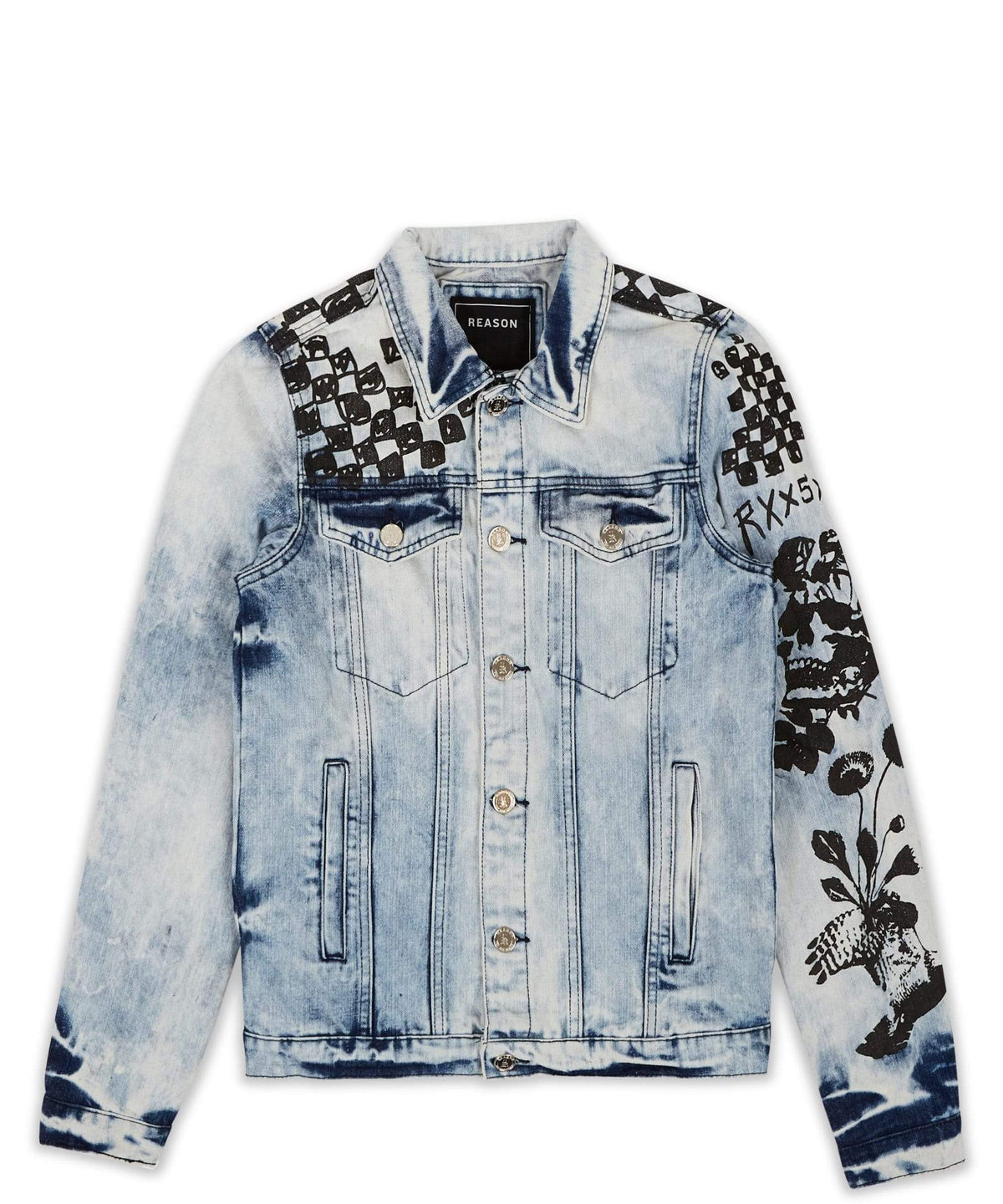 Reason Clothing Value Plus Size Reach Denim Jacket