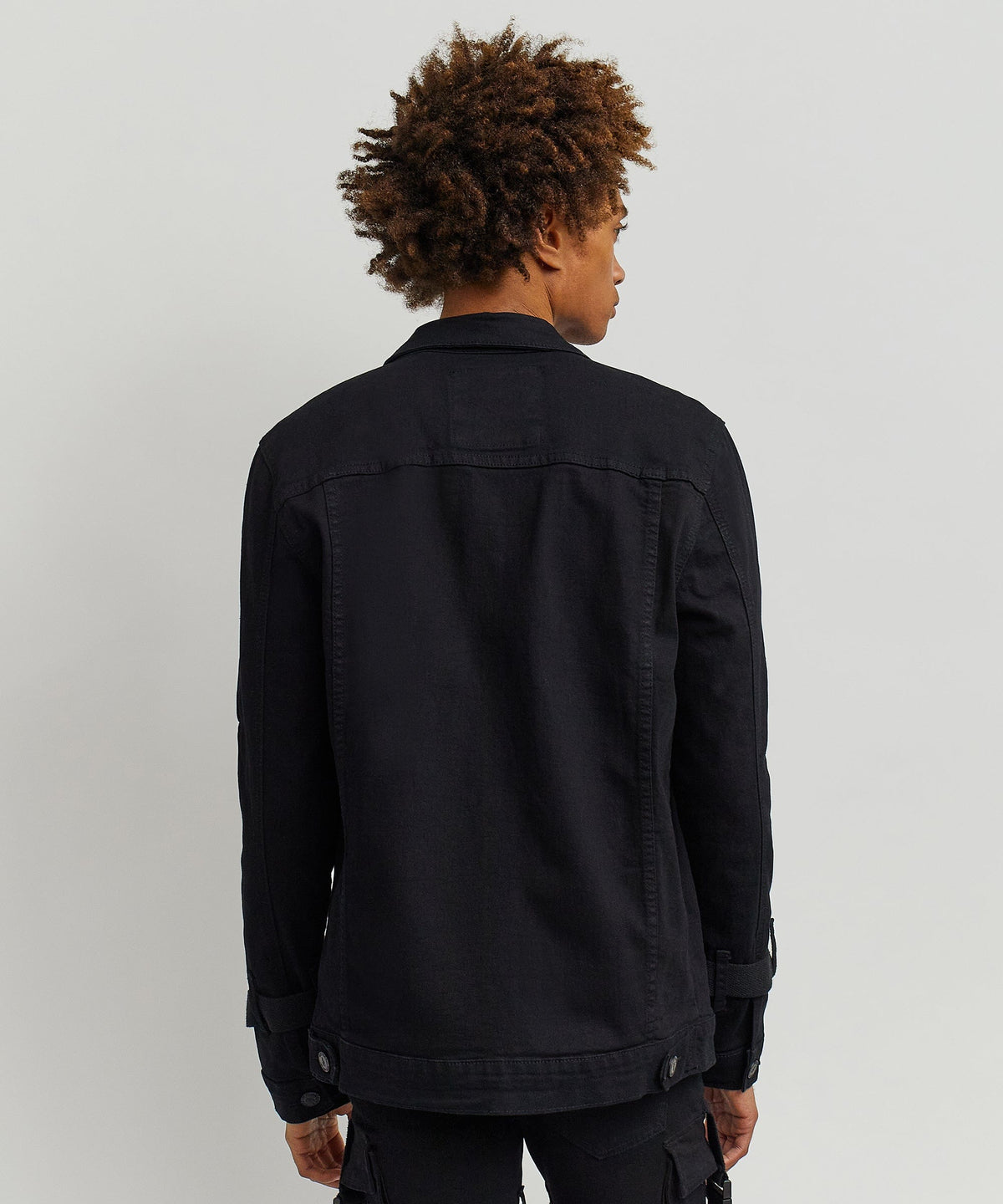 Reason Clothing Top Pick Strapped Denim Jacket