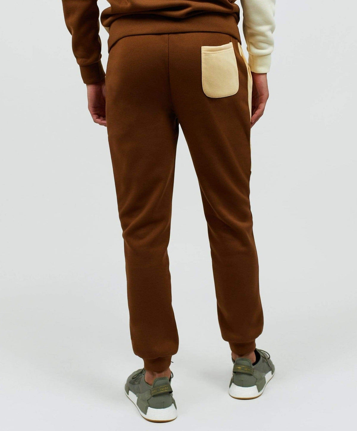Reason Clothing Best Seller Drip Color Block Logo Fleece Jogger