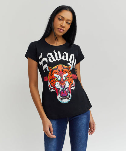 Reason Clothing Popular Womens Savage Tee