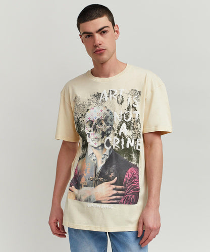 Reason Clothing New Art Is Not A Crime Tee