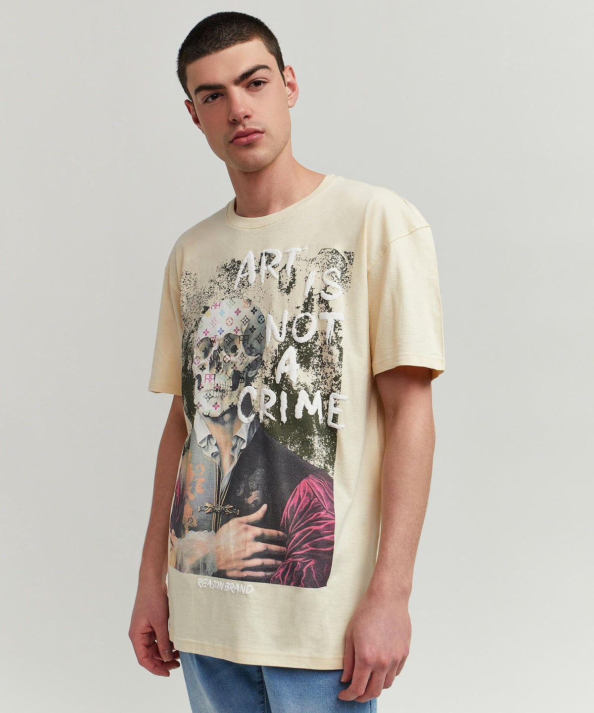 Reason Clothing New Art Is Not A Crime Tee