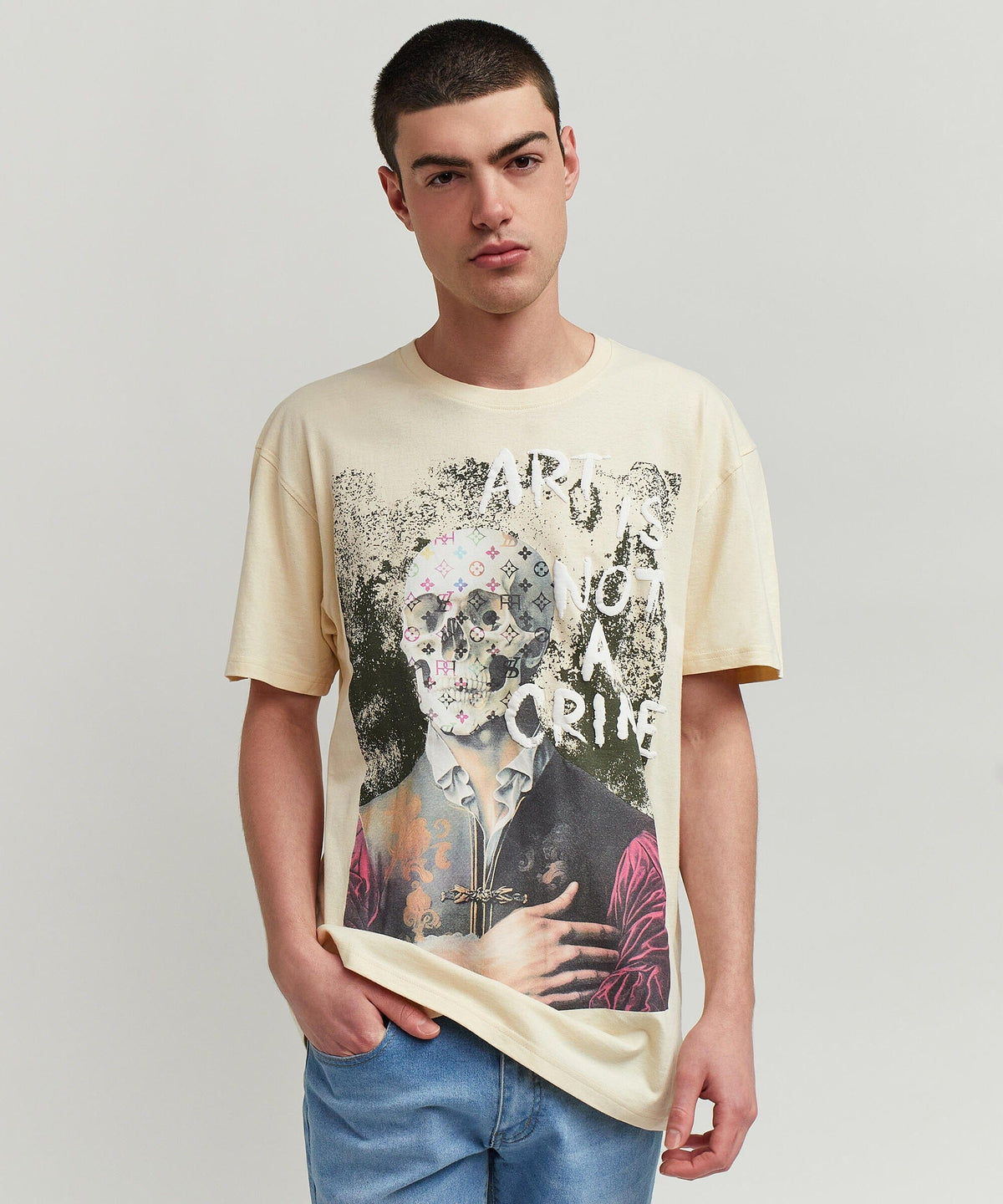 Reason Clothing New Art Is Not A Crime Tee