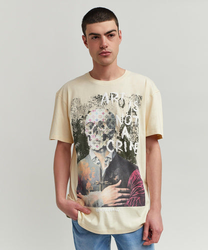 Reason Clothing New Art Is Not A Crime Tee
