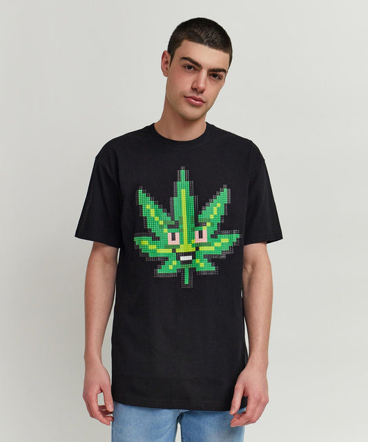 Reason Clothing Signature Pixel Leaf Tee