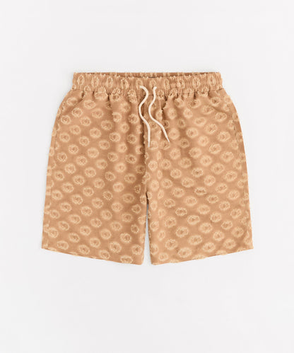 Reason Clothing Everyday Textured Short - Brown