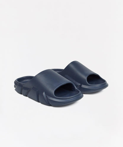 Reason Clothing Premium Reason Solid Slides - Blue