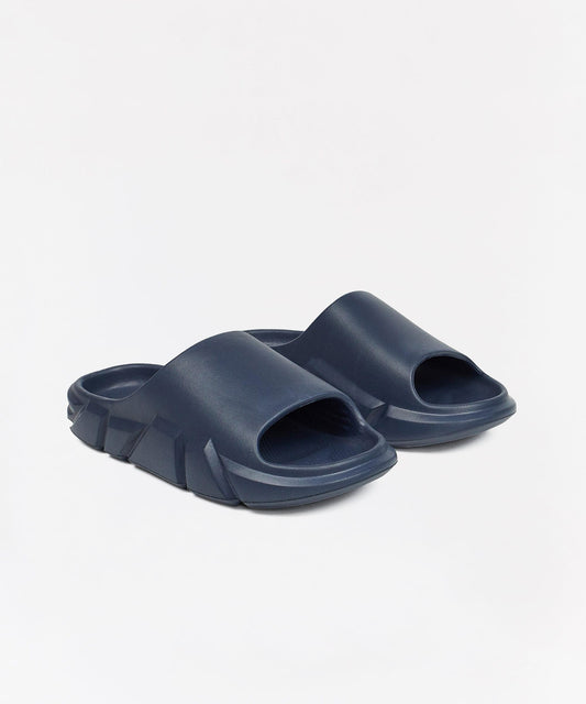 Reason Clothing Premium Reason Solid Slides - Blue