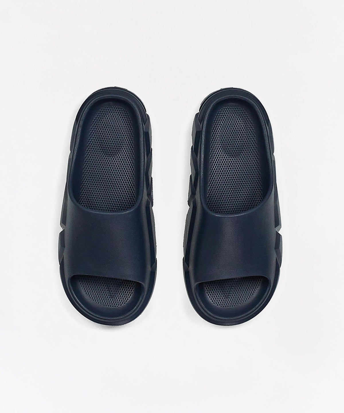 Reason Clothing Premium Reason Solid Slides - Blue