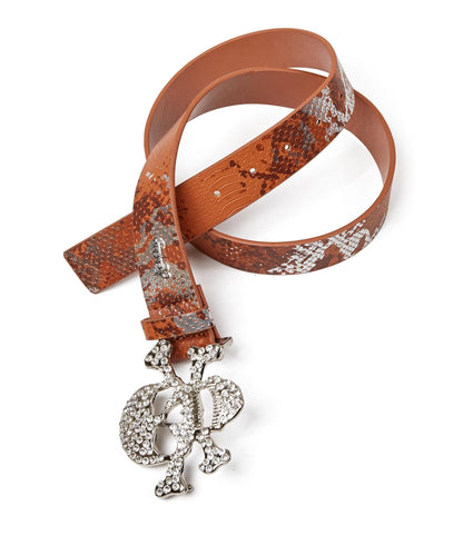 Reason Clothing Sale Skeletor Snakeskin Diamond Belt