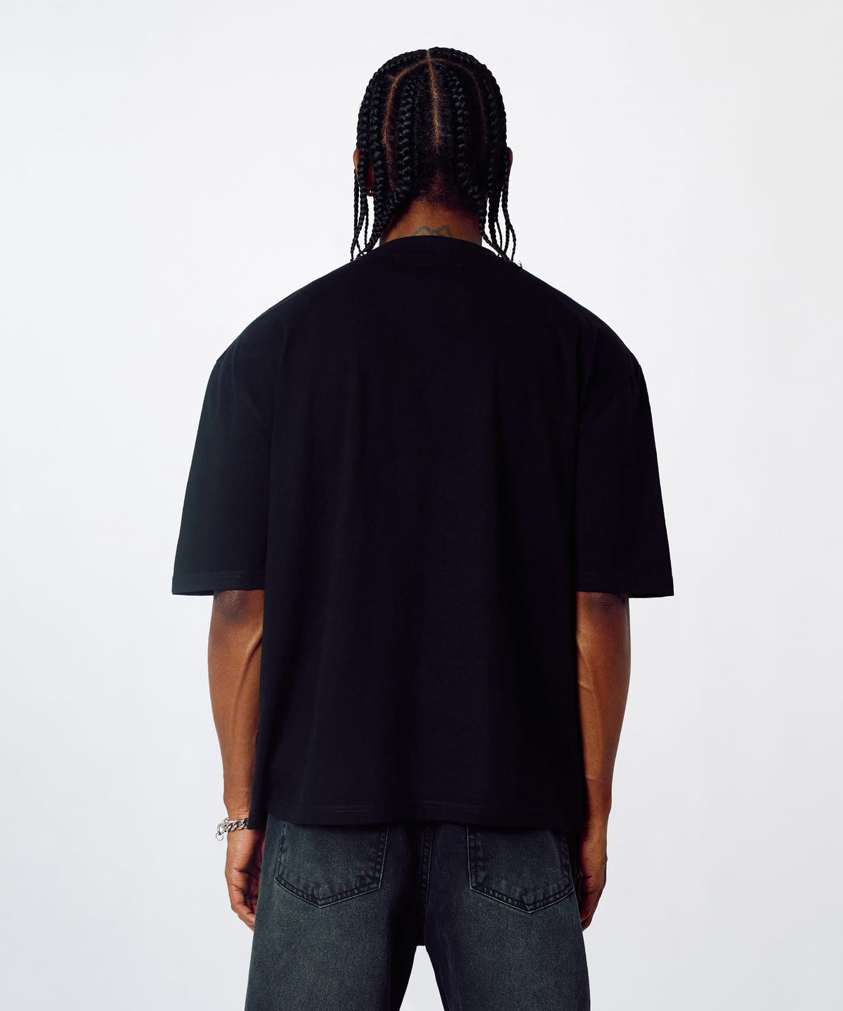 Reason Clothing Best Seller Teddy Heavy Terry Short Sleeve Tee - Black