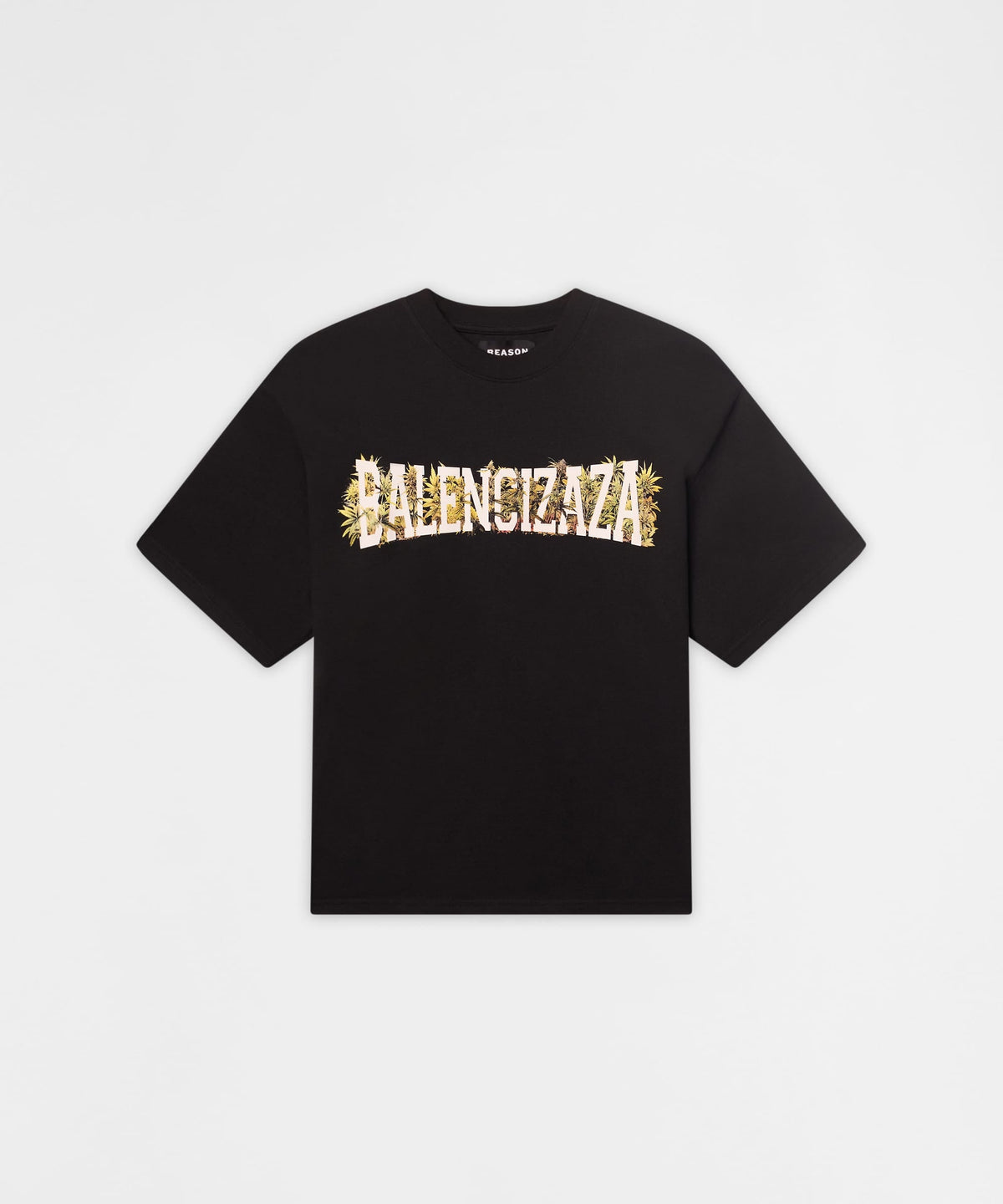 Reason Clothing Essential Balencizaza Graphic Short Sleeve Tee - Black