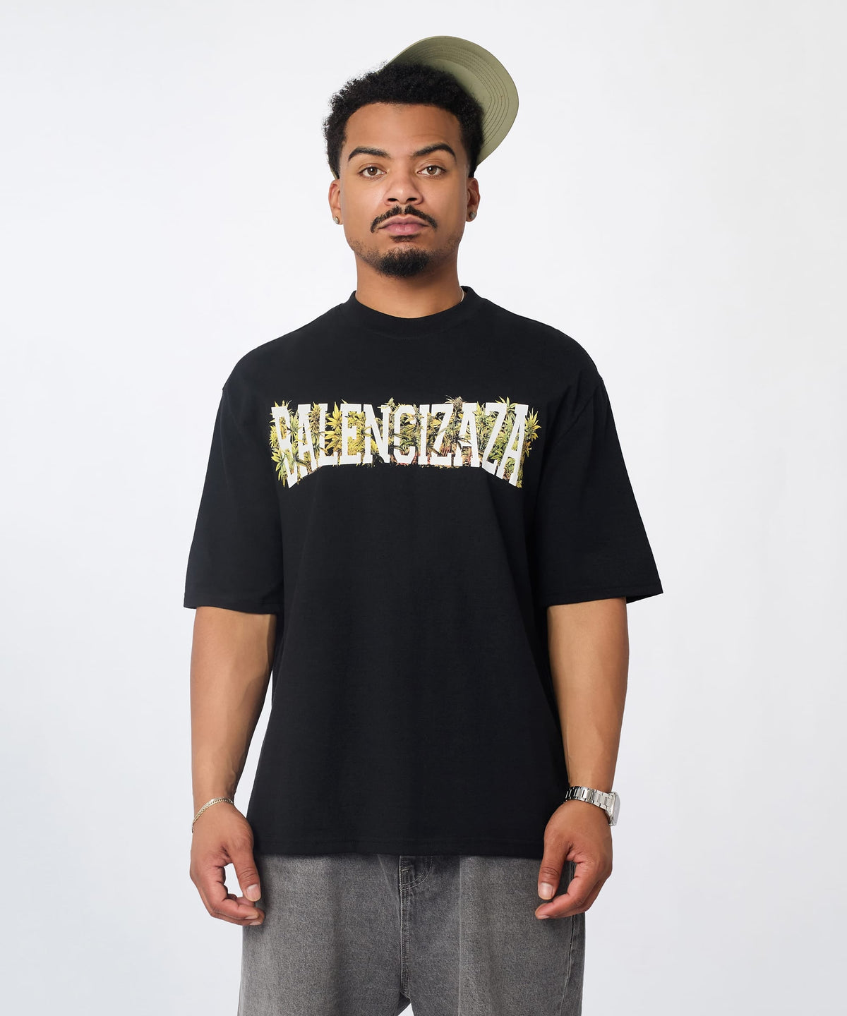 Reason Clothing Essential Balencizaza Graphic Short Sleeve Tee - Black