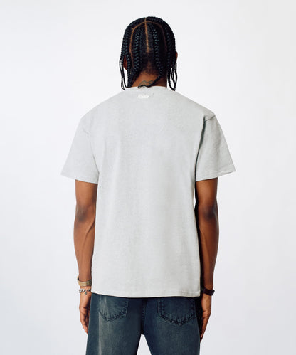 Reason Clothing Everyday Washed Essentials Classic Short Sleeve Tee - Light Grey
