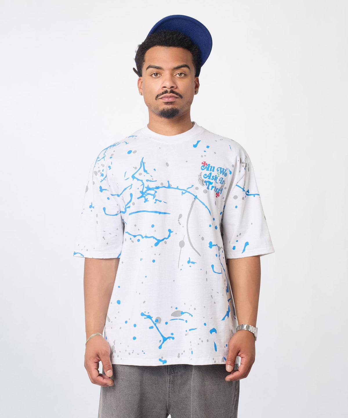 Reason Clothing New Painted Tee - White