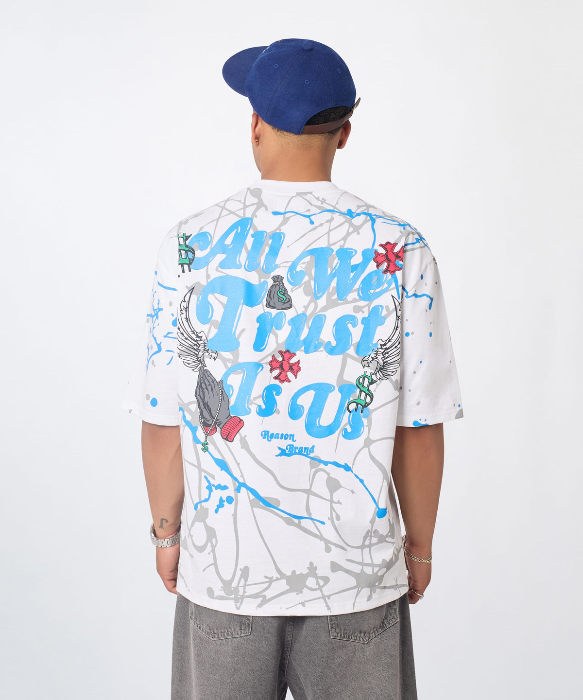 Reason Clothing New Painted Tee - White