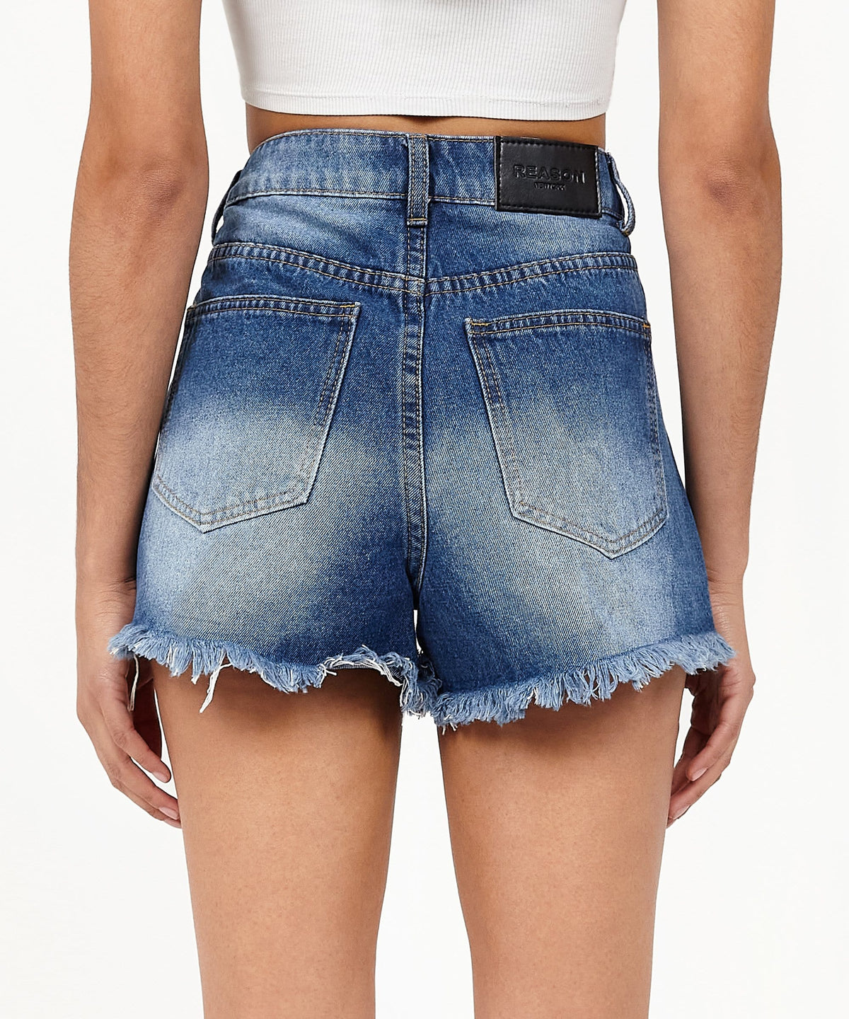 Reason Clothing Signature Victoria Women's Denim Shorts - Blue