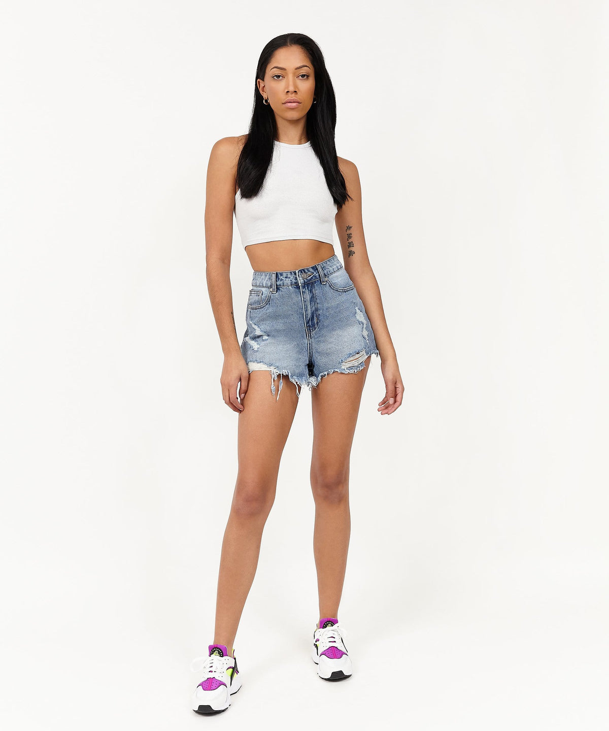 Reason Clothing Everyday Womens Madison Denim Shorts