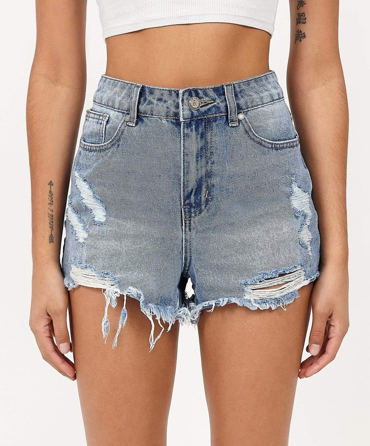 Reason Clothing Everyday Womens Madison Denim Shorts