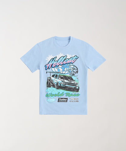 Reason Clothing Classic Hellcat Turbo Life Tee - Light Bue