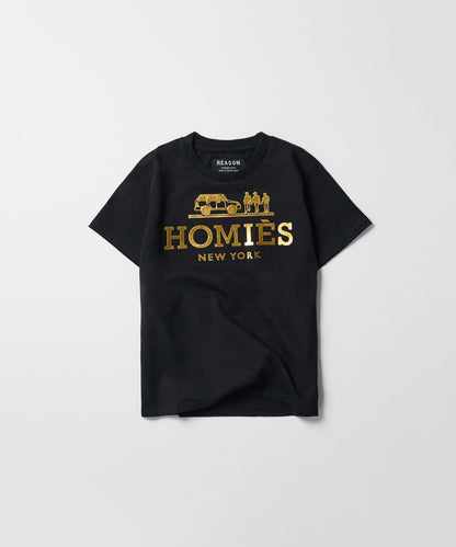 Reason Clothing Value Homies Kid's Graphic Short Sleeve Tee - Black