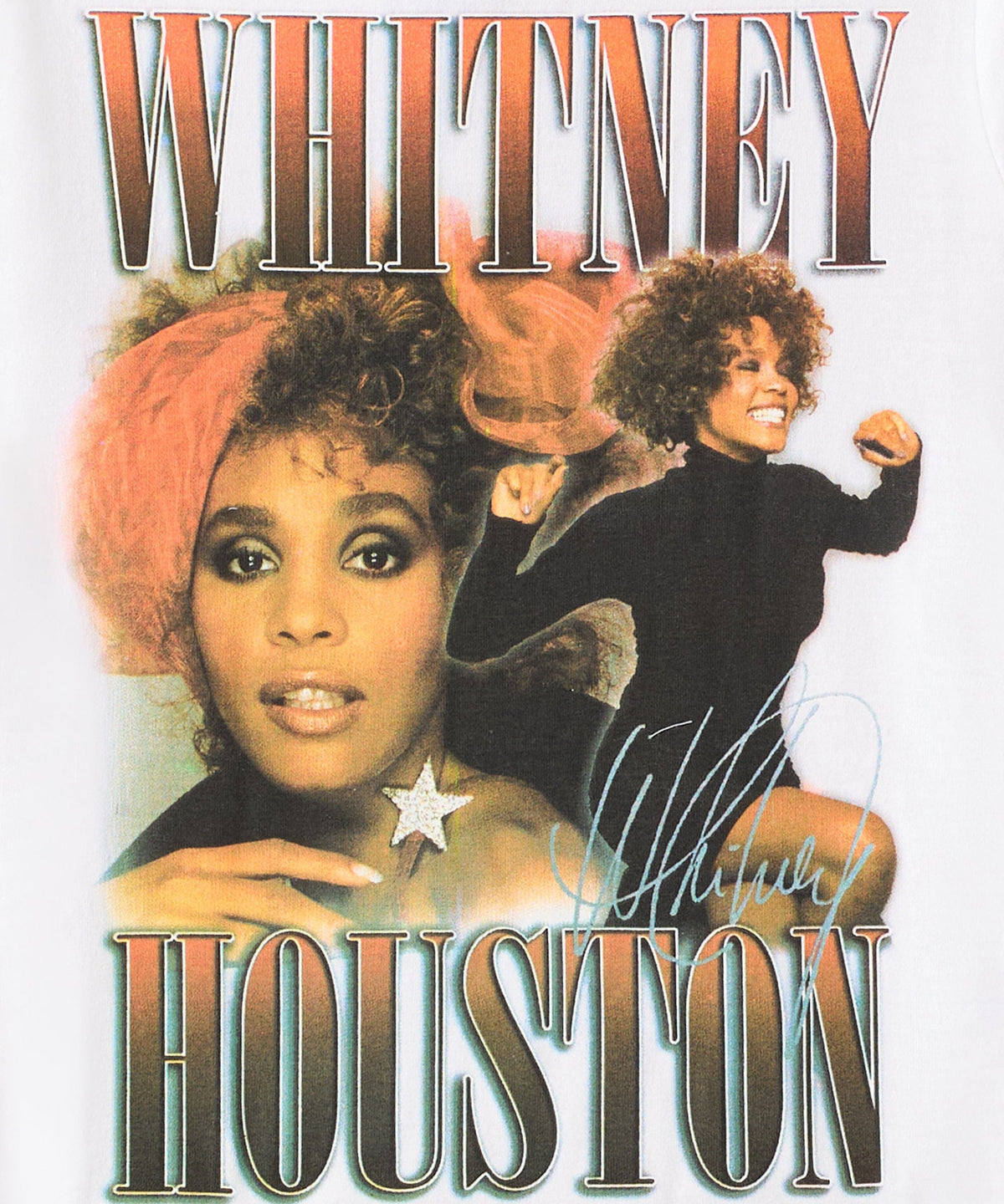 Reason Clothing Recommended Kids Whitney Houston Short Sleeve Tee - White
